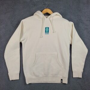 Girl Skateboards OG 93 Til Lovers Hoodie Mens Small Cream Pullover Fleece